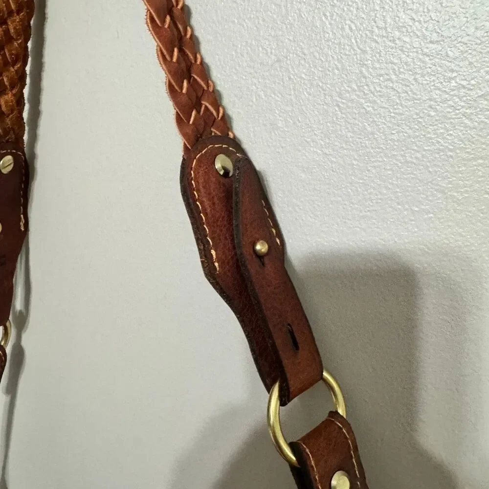 Cuddigan Atlas Hobo brown full grain leather bag